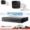 Hikvision Kit Videosorveglianza 4K Hikvision Dvr 8 canali 8mpx 2 telecamere bullet HD 1TB