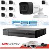 Hikvision Kit Videosorveglianza 5mp Hikvision Dvr 8 canali 5mpx 8 telecamere bullet HD 1TB