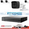 Hikvision Kit Videosorveglianza 4K Hikvision Dvr 8 canali 8mpx 4 telecamere bullet HD 1TB