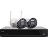 isiwi Kit Videosorveglianza IP WiFi Nvr 8 canali + 2 telecamere senza filo hd 1tb