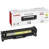 Canon TONER ORIGINALE CANON 718 Y 2659B002 Y Yellow 2900 Pagine
