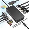 MTAKYI 2025 Nuovo Microsoft Surface Dock Triplo display doppio HDMI+VGA con adattatore