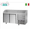 TECNODOM - Banco pizza Refrigerato 2 Porte, 3 Cassetti Non refrigerati, dim.mm.1610x750x1030h