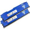 Yongxinsheng DDR3 16GB Kit (2x8GB) Desktop Ram 1600MHz PC3-12800 Dimm Non-ecc Unbuffered 1.5V 2Rx8 Dual Rank 240 Pin CL11 PC Computer Memory Udimm Componenti Memoria Upgrade Module Kit (Blu)
