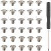 ZDE 30PCS M.2 SSD Screw Kit M2 M2.5 M3 SSD Mounting Screws Computer Motherboard Components with Screwdriver for Raspberry Pi PCIe NVMe Hard Drive Laptop PC Notebook DIY