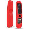 Hydream Custodia in Silicone Compatibile con LG Telecomando AN-MR21GA MR22GN MR22GA MR23GN MR24GA QNED Smart TV Magico Telecomando Guscio Protettiva Cover Cassa Copertura per LG Magic Remote Control(Rosso)