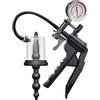 AMAZBEE Pompa a vuoto con dilatatore anale e manometro Plug anale in silicone con dilatatore rotante Massaggiatore prostatico manuale Giocattolo sessuale per adulti (B,1)