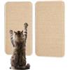 BUCOMTU 2PCS Tiragraffi Divano,50x25cm,Tappeto Tiragraffi Per gatti sisal,Gatti Divano Anti scivolo,Può guidare efficacemente i gatti a graffiare e proteggere divani graffi a casa