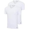 adidas Herren Unterwäsche V Neck Shirt (2pk) -Active Flex Cotton Canottiera, White_4am017, M Uomo