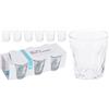 Bicchiere shot impilabile in vetro cl 4 (6 pezzi) - Trasparente - Vetro