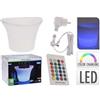 Secchiello glacette luminoso gioco luce - Bianco