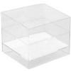Coppetta quadra in ps trasparente cl 6 (15 pezzi) - Trasparente - Polistirene