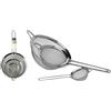 Set 3 colini a rete in acciaio inox cm 8/14/20 (3 pezzi) - Acciaio - Acciaio Inox