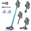 YISORA Aspirapolvere Senza Fili, 25KPa/50Min Scopa Elettrica Senza Fili, Spazzola Antigroviglio e Autoportante, Aspirapolvere Senza Filo ultraleggero, Aspirapolvere Potente per Pavimenti/Tappeti/Peli Animali