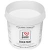 I LOVE paint I LOVE CHALK PAINT Colore Bianco Gesso 4 Litri - Senza Carteggiare Colora Mobili, Pareti e Oggetti - Senza solventi e formaldeide - Inodore a base di acqua