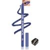 Lestpola Eyeliner in gel impermeabile, blu scuro, crema matte, con temperino, resistente alle sbavature, ad asciugatura rapida, morbido, altamente pigmentato, colorato per cosplay party 09