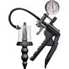 AMAZBEE Pompa a vuoto con dilatatore anale e manometro Plug anale in silicone con dilatatore rotante Massaggiatore prostatico manuale Giocattolo sessuale per adulti (A,1)
