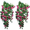 Lily Garden Pianta rampicante in seta bouganvillea, fiori artificiali, cascata, 86,4 cm, 2 pezzi (magenta)