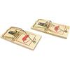 Home>it HOME It® Trappola per Topi WoodSnap Classic 2PC - Set da 2 - Trappola a Scatto in Legno con Molla Potente - 10 × 4,5 cm - Riutilizzabile