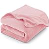 CozyLux Coperta Plaid Pile di Flanella 260gsm, Coperta Matrimoniale 220 x 240 cm, Coperta Divano Super Grande Calda Morbida - Rosa