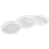 QDESIGN Set di 3 coperchi ermetici per pentole e padelle, Ø 16/18/20 cm, design salvaspazio per frigorifero e congelatore, lavabili in lavastoviglie