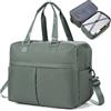 HPLQQ Borsone da Viaggio Donna Bagaglio a Mano Easyjet 45x36x20, Borsa Sportiva Borsone da Palestra, Borsa da Weekend, Ospedale Parto, Danza Espandibile,B03-Verde militare