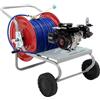 AgriEuro TOP-LINE Kit motopompa a scoppio da irrorazione con carrello - Comet MC20/20 - Per prodotti chimici e acidi