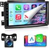 ETLFUCyber [2G+64G] Android Autoradio per Mercedes Benz Smart Fortwo 2005-2010 con Senza Fili Carplay e Android Auto, Autoradio Touch Screen HD da 9 pollici con GPS/WiFi/Bluetooth/EQ/FM RDS