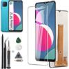 RongZy LCD Schermo per Samsung Galaxy M12 M127F di Ricambio Display Touch Screen Digitizer Parti di Riparazione per M127F LCD Display con Strumenti(6.5,Nero)