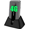 artfone 4G Telefono cellulare per anziani senza contratto, 4G Volte cellulare pieghevole con pulsante di chiamata di emergenza, telefono cellulare per pensionati con pulsanti grandi(IT/PT)