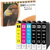 D&C Compatibili con 405XL Cartucce, Compatibili con Epson Workforce WF-3820 WF-3825 WF-4820 WF-4830 WF-4825 WF-7840 WF-7835 WF-7830 WF-7310 (6 Pezzi)