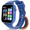 Alutoria 4G Smartwatch Bambina, Orologio GPS Bambini, Con Videochiamata e Telefono, WIFI/GPS/LBS Contapassi/Ricevi SMS SOS Modalità Scuola Sveglia, Regali per Bambini Dai 4 Anni in Su, Blu tenue