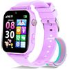 Alutoria 4G Smartwatch Bambina, Orologio GPS Bambini, Con Videochiamata e Telefono, WIFI/GPS/LBS Contapassi/Ricevi SMS SOS Modalità Scuola Sveglia, Regali per Bambini Dai 4 Anni in Su, Viola tenue