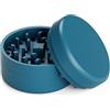 JCASE Grinder in ceramica antiaderente | 3 pezzi | Nano ceramica rivestito con macina affilata | Ø 62 mm | incl. raschietto per polline, pennello e boccaglio (verde)