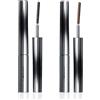 LAKPYN 2 Pcs Mascara Iron Wand Impermeabile Per Ciglia Corte e Sottili,Telescopic Mascara,Nero,Marrone,Bacchetta Di Metallo,Anti-Sbavature,Arricciante e a Lunga Tenuta,Senza Sfaldature,Senza Grumi