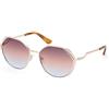 GUESS GU7842-S33F58 Womens UV Protected Injected Sunglasses, Occhiali Donna, Oro, 58MM