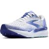 BROOKS Ghost 16, Sneaker Donna, White/Amparo Blue/Limpet Shell, 38 EU