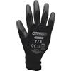 BRILLIANT TOOLS KS Tools 310.0490 Guanti in microtessuto-neri, 7,12paia