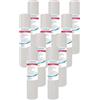 FILTRIACQUAITALIA CARTUCCIA FILTRO ACQUA POLIPROPILENE A SEDIMENTI 10 POLLICI MICRON 1 PER OSMOSI INVERSA DEPURATORE ACQUA SET 10 PEZZI