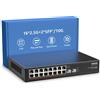YuanLey 18 Porte 2,5G Switch Ethernet Umanaged 16 Port 2,5G Base T 2 Port 10G SFP