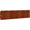 vidaXL Bordure per Prato 10 pz 25x103 cm Flessibili in Acciaio Corten, Bordi per Giardini, Bordi per aiuole da Giardino, Bordi per paesaggi
