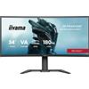 Iiyama Monitor Led 34" Liyama G-Master GCB3484WQSU-B1 WQHD 3440x1440/0.4ms/classe F/Nero [GCB3484WQSU-B1]