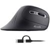 Equip Mouse Equip Ottico verticale ergonomico Cablato 7200dpi 6 tasti Nero
