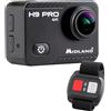 Midland - Action Cam 4K H9 Pro WIFI con Remote Control, Videocamera Sportiva Macchina Fotografica Subacquea 30m, Autonomia 2H, 30fps, Foto 20MP, Touchscreen IPS, 7 Modalità Video, Controllo Smartphone