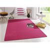 HANSE Home Tappeto Fancy - Tappeto da Soggiorno in Tinta Unita Moderno in Velluto per Sala da Pranzo, Soggiorno, cameretta dei Bambini, corridoio, Camera da Letto, Cucina, Rosa, 133 x 195 cm