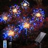 YZYOE 6 Pack 900 LED a terra solare esterna ha inserito luci colorate di fuochi d'artificio con telecontrol, Impermeabile Solar & USB Powered Courtyard Lights, 8 modalità DIY Light.