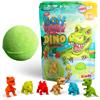ZIMPLI - Grande Bomba da Bagno Dino a Sorpresa, 1 di 6 Giocattoli Dinosauro da Collezionare, Uno per Baff Bomb, Giocattoli Misteriosi per Bambini e Bambine