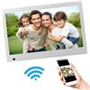 XORO CPF 10B1-10.1 pollici cornice digitale con touch screen, Wi-Fi, lettore di schede SD, USB, sensore di movimento, risoluzione 1280 x 800, formato 16:10, controllo app