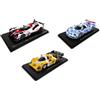 OPO 10 - Lotto di 3 Auto 24h Le Mans Spark 1/43 Toyota TS050 2017 + Porsche 956 1984 + Nissan R390 GT1 1998 / LM01+03-05