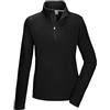 killtec Donna Camicia in Pile con Collo Alto e Zip KSW 101 Wmn FLC Shrt, Schwarz, 50, 40880-000